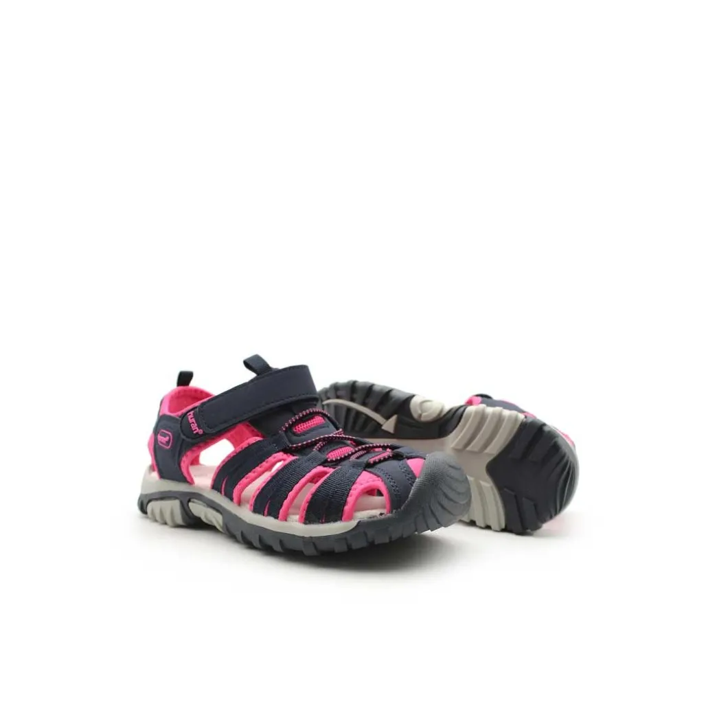 Sandalia trekking A1106 marino/fucsia