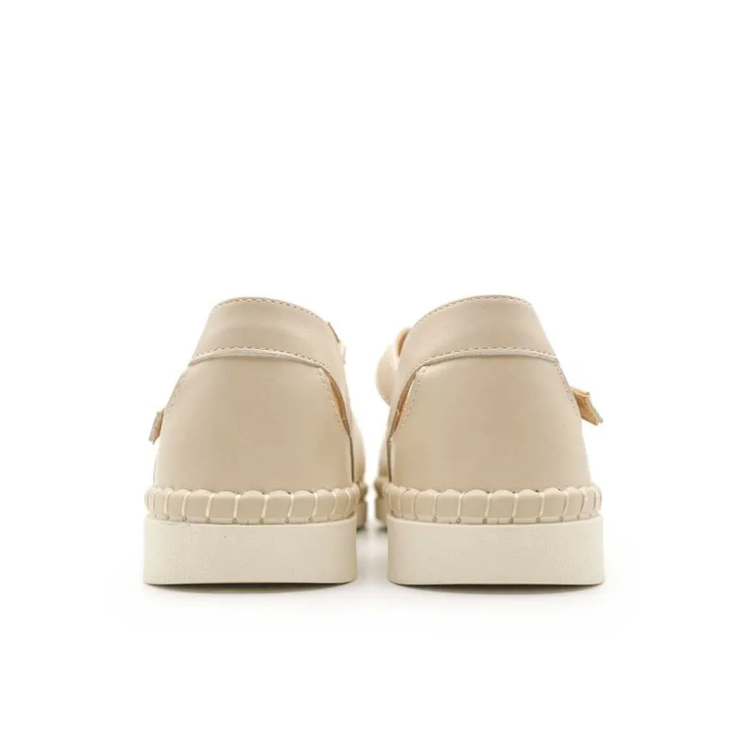 Sandalia V&D cangrejera beige