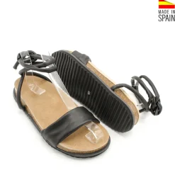 Sandalias atadas tubulares