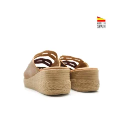 Sandalias cuña plataforma trimetal