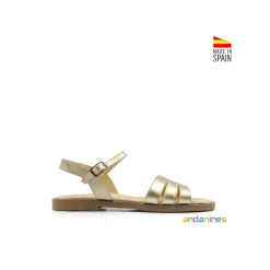Sandalias doradas Andanines