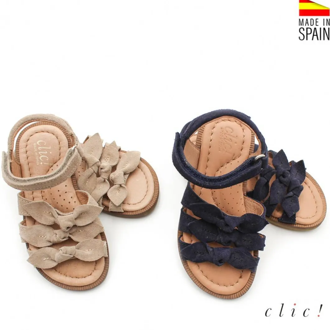 SANDALIAS NIÑA 3 LAZOS