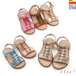 SANDALIAS NIÑA PIEL BLONDA