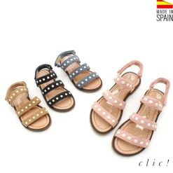 SANDALIAS NIÑA SERRAJE PERLAS