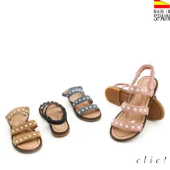 SANDALIAS NIÑA SERRAJE PERLAS