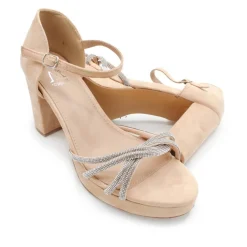 SANDALIAS PLATAFORMA BEIGE TALLA ESPECIAL