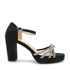 SANDALIAS PLATAFORMA NEGRAS TALLA ESPECIAL