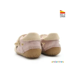 Sandalias rosa gateaflex Andanines