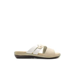 Sandalias señora tallas grandes beige