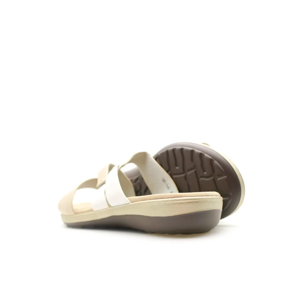 Sandalias señora tallas grandes beige