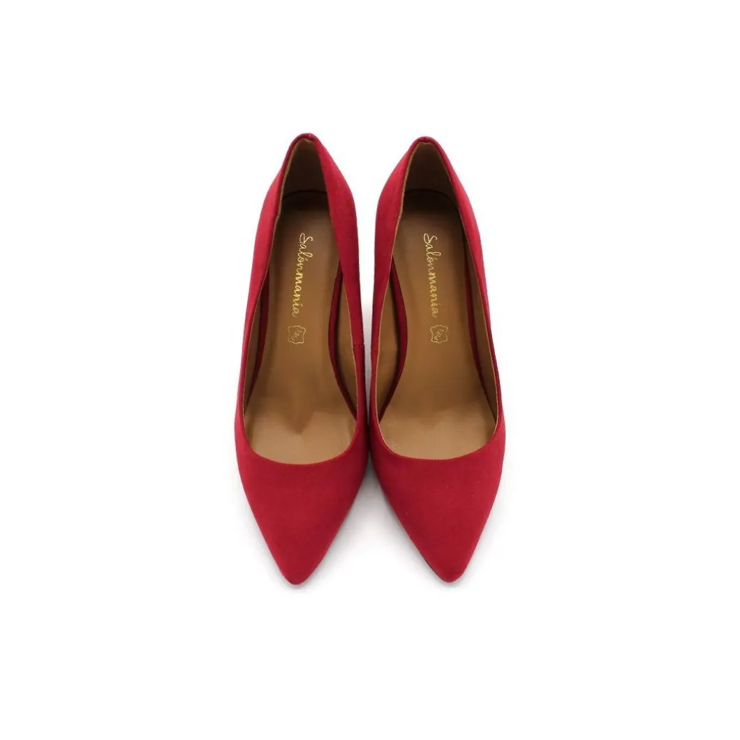 STILETTO TACÓN ANCHO ROJO