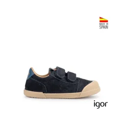 Tennis suede Igor azul marino