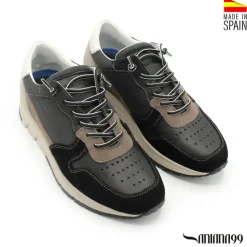 Zapatilla acolchada negra