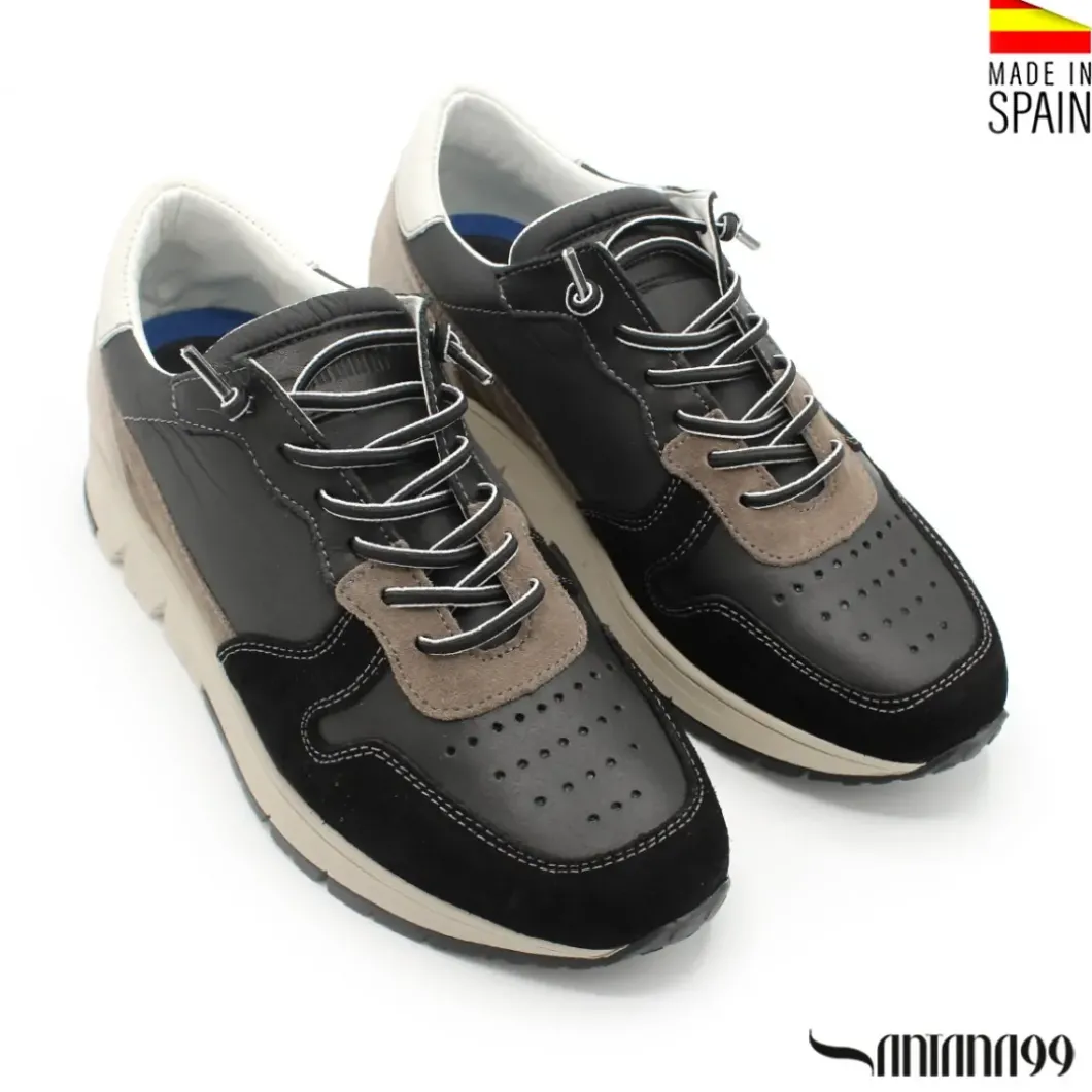 Zapatilla acolchada negra