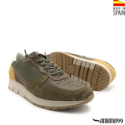 Zapatilla acolchada verde