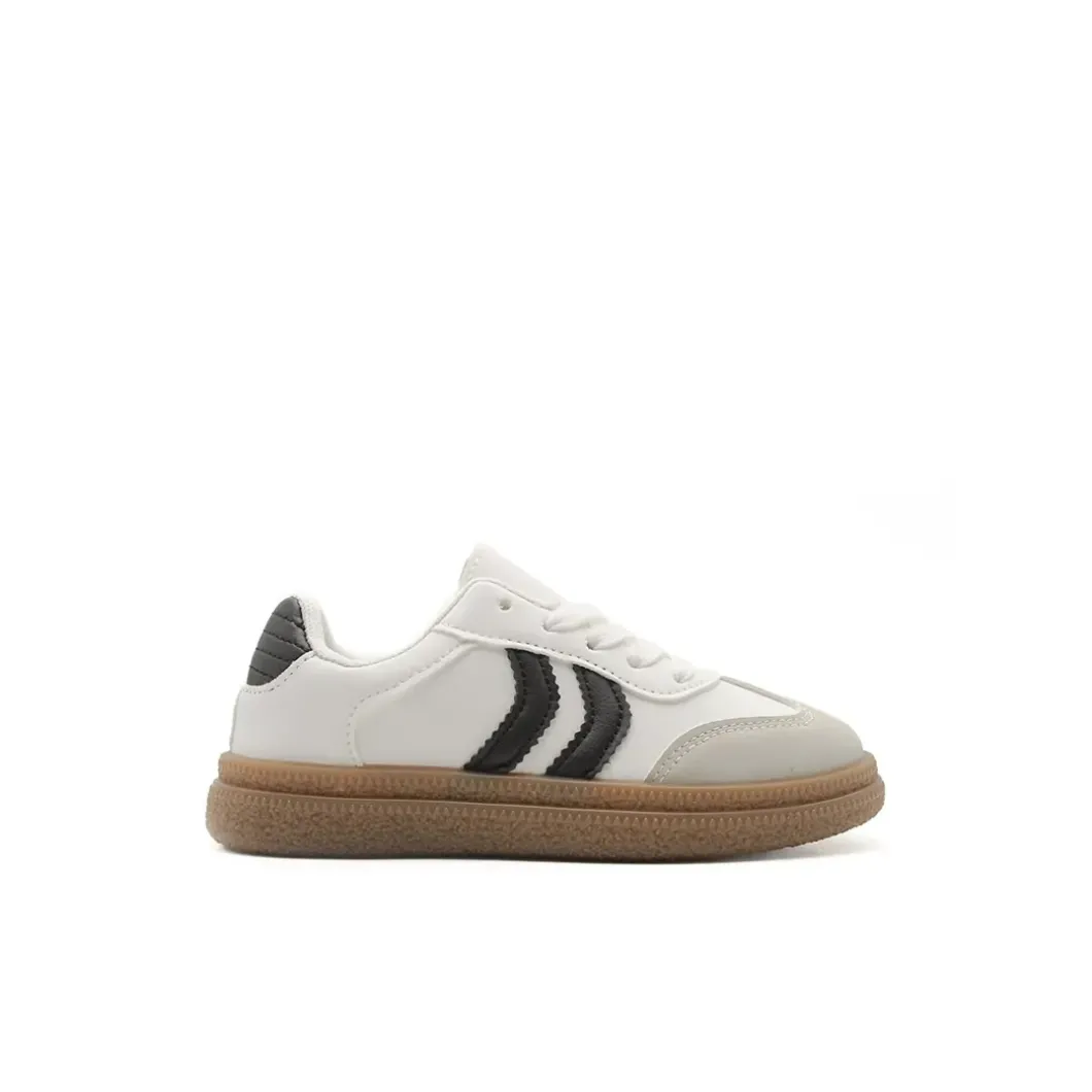 Zapatilla bamba club blanco-negro