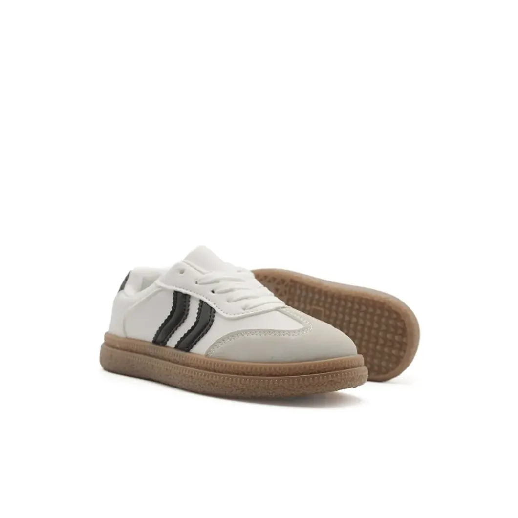 Zapatilla bamba club blanco-negro