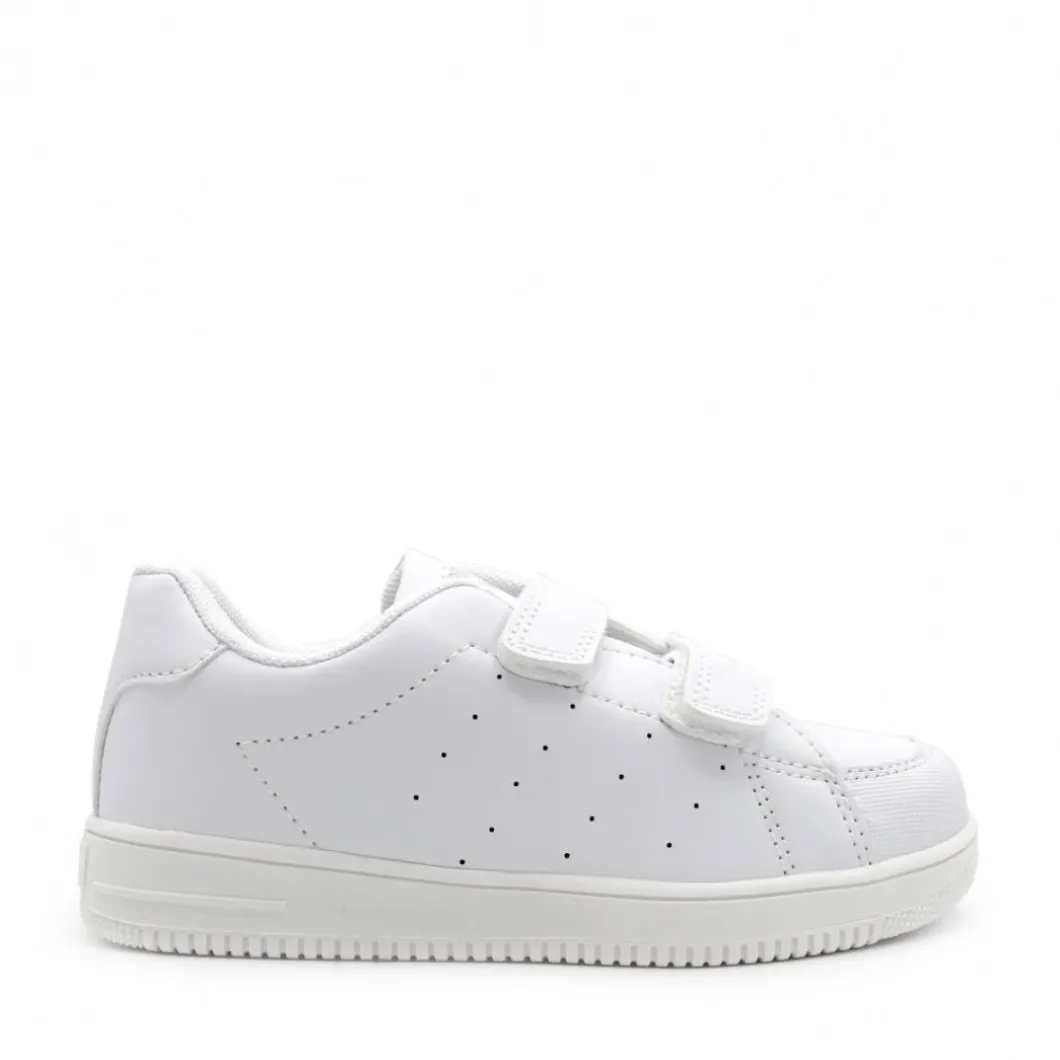 Zapatilla blanca A2803 velcro