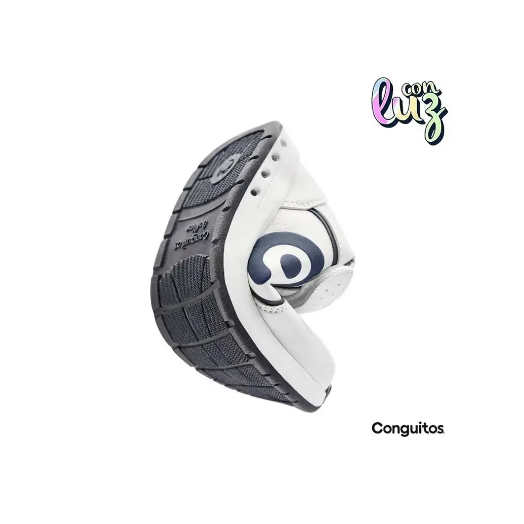 Zapatilla blanca luces Conguitos Goflex