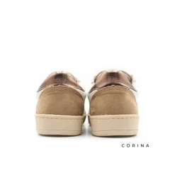 Zapatilla camel casual Corina