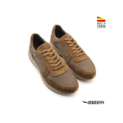 Zapatilla camel Santana99 + Vibram