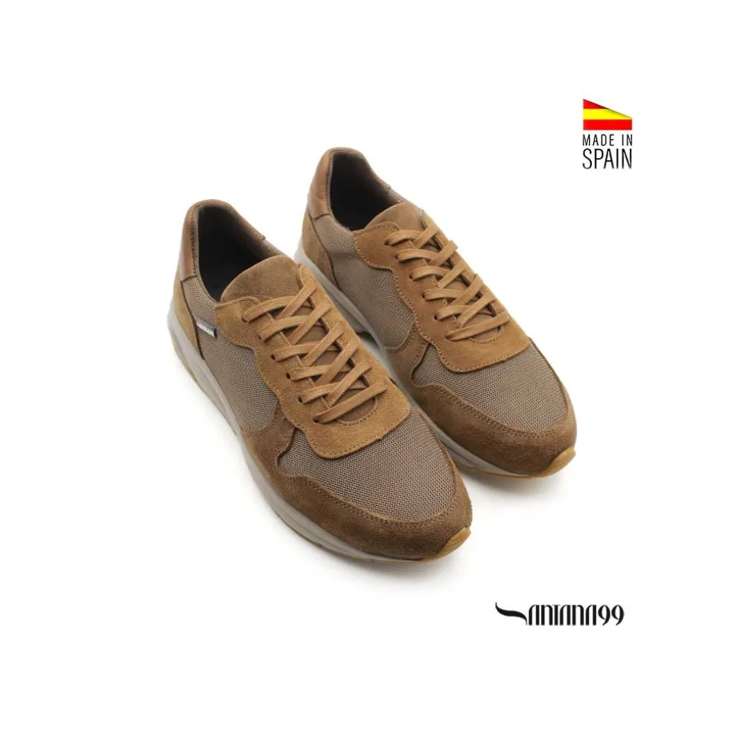 Zapatilla camel Santana99 + Vibram
