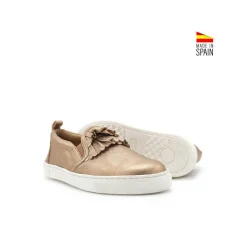ZAPATILLA CAMPING DORADA