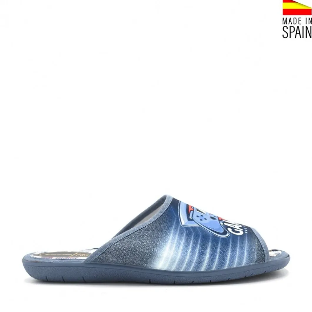 ZAPATILLA CASA GAMER AZUL