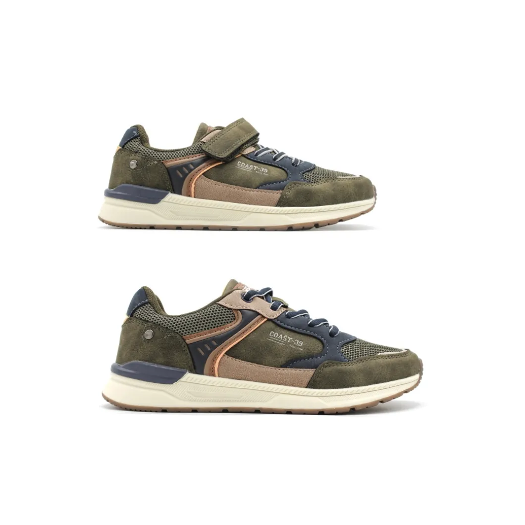 Zapatilla casual Coast kaki