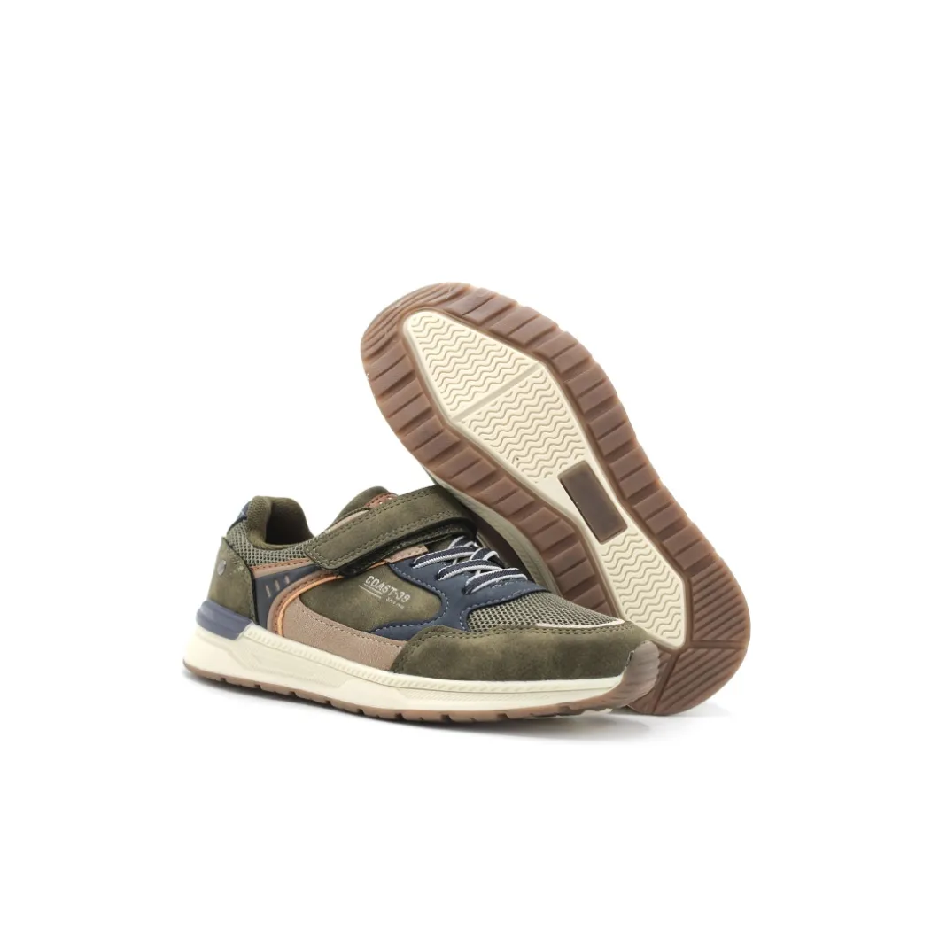 Zapatilla casual Coast kaki