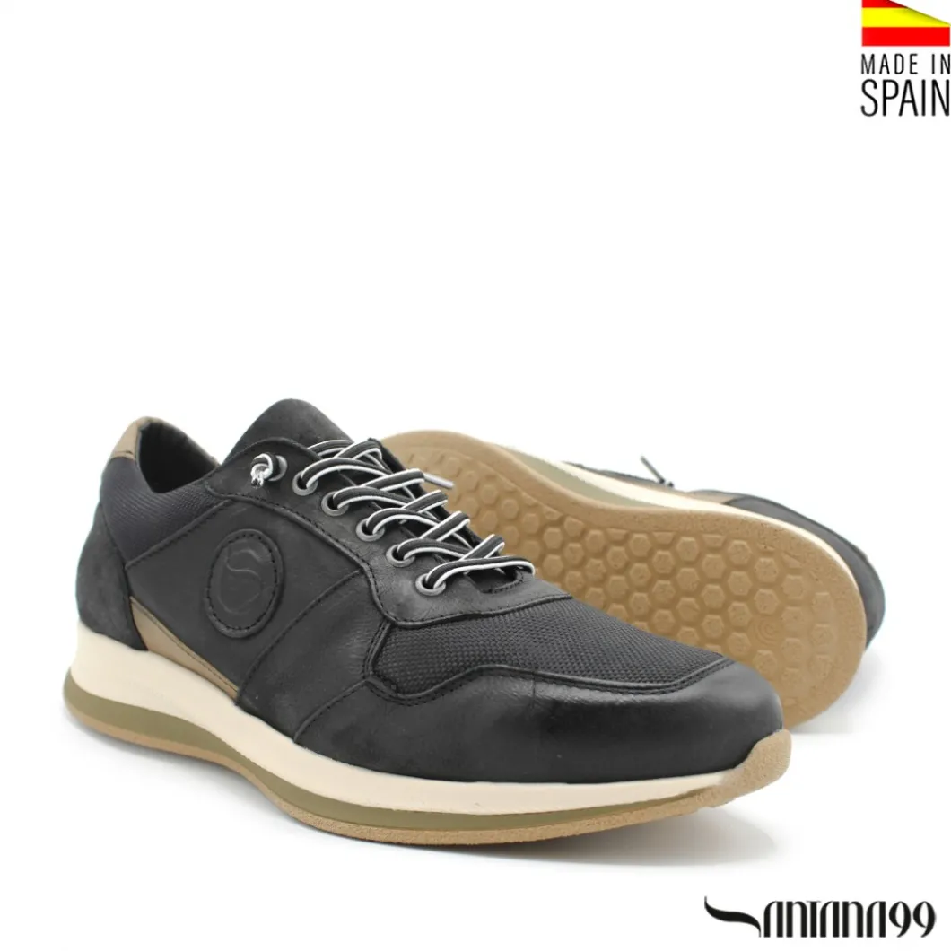 Zapatilla casual e-confort negra