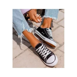 Zapatilla CV negro y blanco