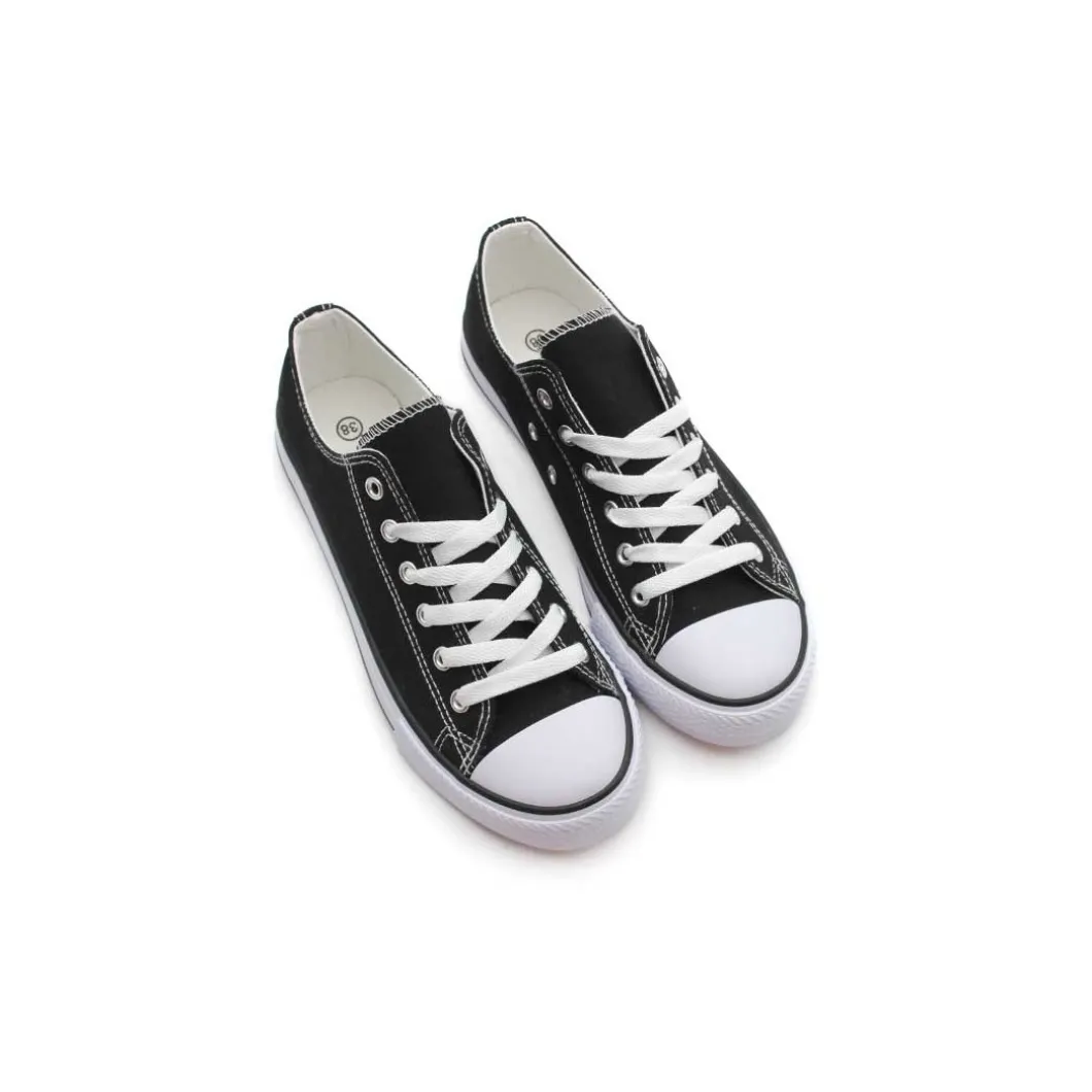 Zapatilla CV negro y blanco
