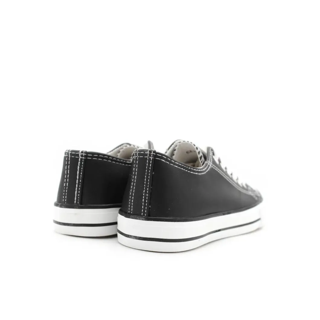 Zapatilla CV Polipiel Negra