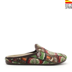 Zapatilla de casa beer marrón