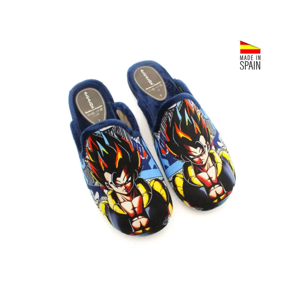 Zapatilla de casa Goku azul