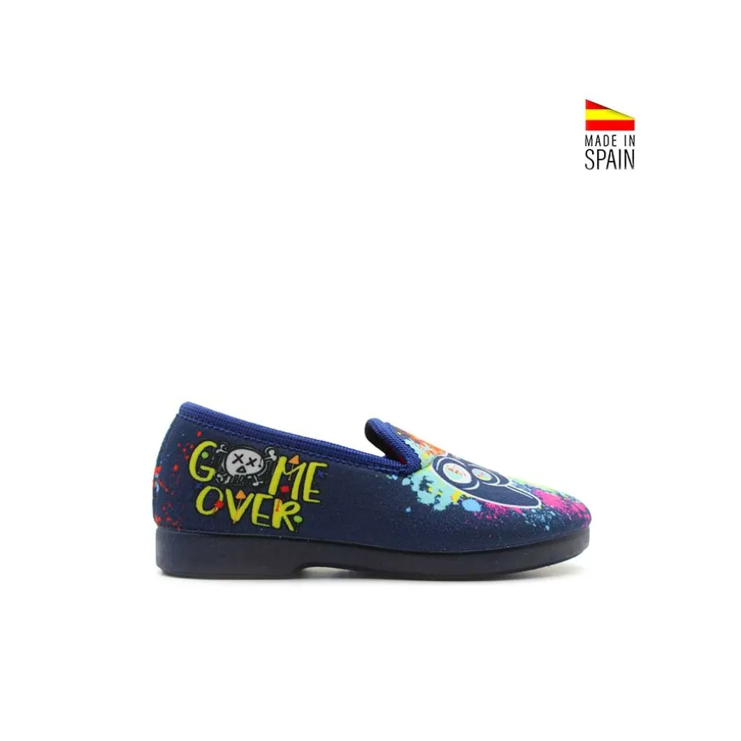 Zapatilla de casa marino cerrada gamer