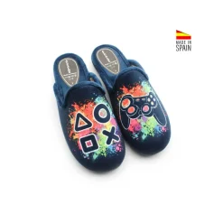 Zapatilla de casa marino destalonada gamer
