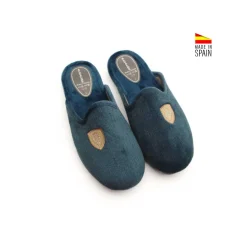Zapatilla de casa marino con escudo
