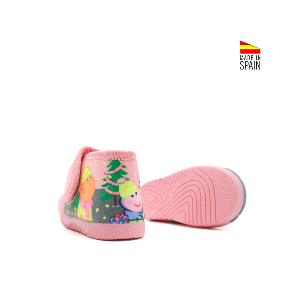 Zapatilla de casa Peppa Pig rosa