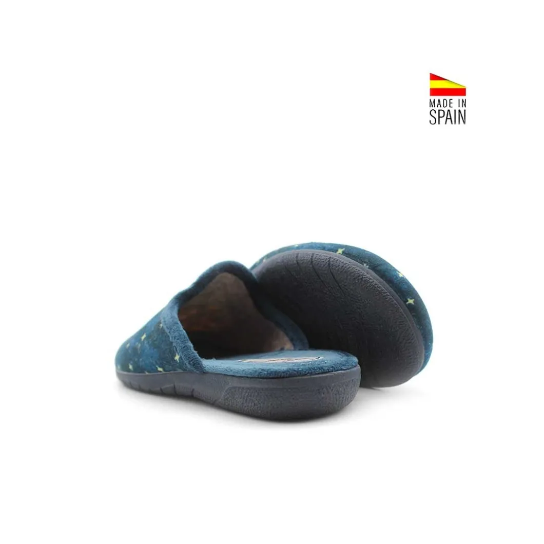 Zapatilla de casa Snoopy azul