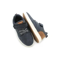 Zapatilla de vestir azul marino