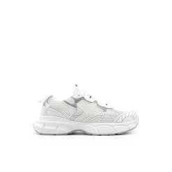Zapatilla deportiva blanca y gris
