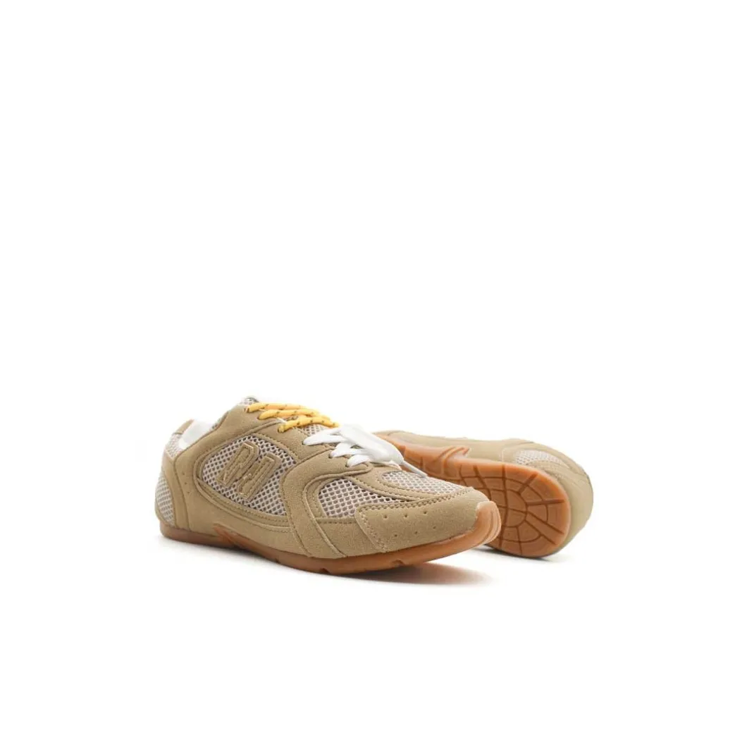 Zapatilla doble cordón taupe