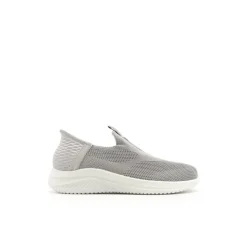 Zapatilla elástica slip on gris