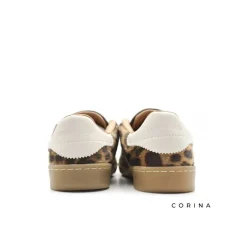 Zapatilla leopardo retro