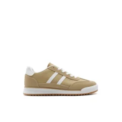 Zapatilla lona 70s beige