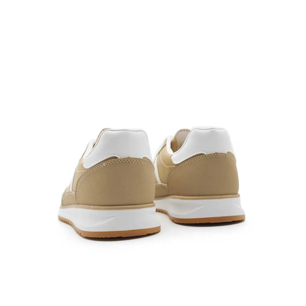 Zapatilla lona 70s beige