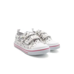 Zapatilla lona unicornios blanca