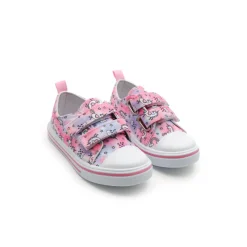 Zapatilla lona unicornios rosa